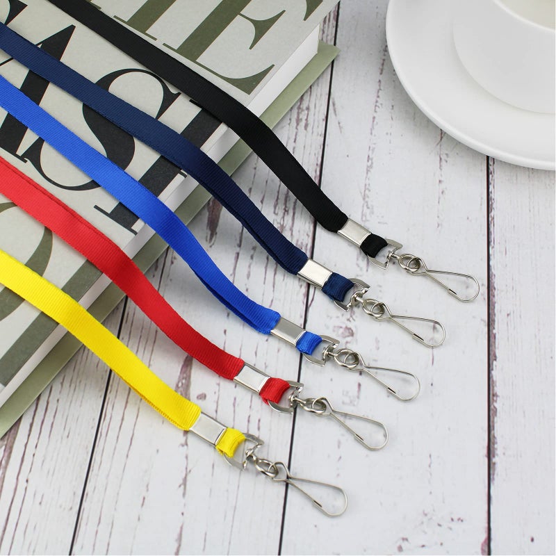 Korty Navy Blue Lanyards Bulk 50 packs Lanyards for ID Badges Lanyards with Swivel Hook Clips for Name Tag Lanyard ID Holder - Image 4